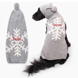 Handmade wool dog sweater